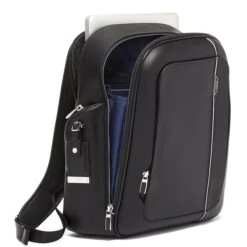 Tumi Arrivé Larson Backpack Black Leather -Mode Tassen Verkoopwinkel image 5156