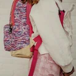 Pick & Pack Tiger Skin Backpack M Rosa -Mode Tassen Verkoopwinkel image 5422