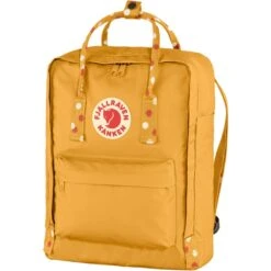 Fjallraven Kanken Ochre-confetti Pattern -Mode Tassen Verkoopwinkel image 5521