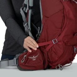 Osprey Ariel 55 Womens Backpack M/L Claret Red -Mode Tassen Verkoopwinkel image 5850