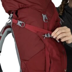 Osprey Ariel 55 Womens Backpack M/L Claret Red -Mode Tassen Verkoopwinkel image 5851