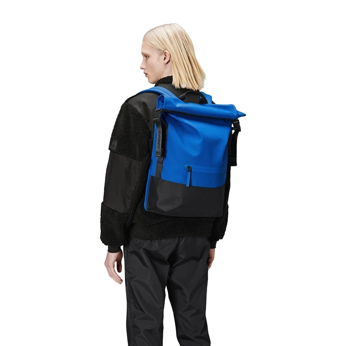 Rains Trail Rolltop Backpack W3 waves Rains Trail Rolltop Backpack W3 Waves -Mode Tassen Verkoopwinkel image 5875