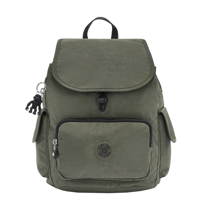 Kipling City Pack Rugzak S green moss Kipling City Pack Rugzak S Green Moss -Mode Tassen Verkoopwinkel image 6007