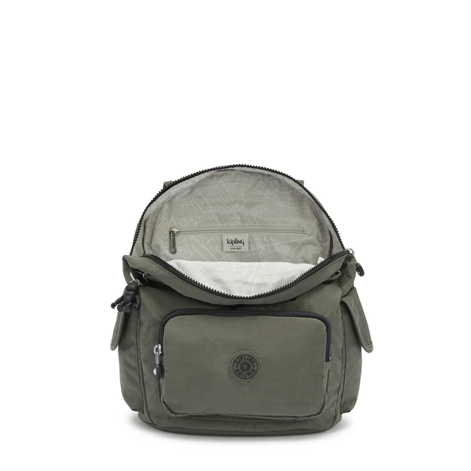 Kipling City Pack Rugzak S green moss Kipling City Pack Rugzak S Green Moss -Mode Tassen Verkoopwinkel image 6012
