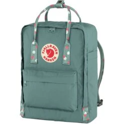 Fjallraven Kanken Frost Green-confetti Pattern -Mode Tassen Verkoopwinkel image 6111