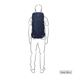 Osprey Stratos 36 Backpack Cetacean Blue -Mode Tassen Verkoopwinkel image 6363