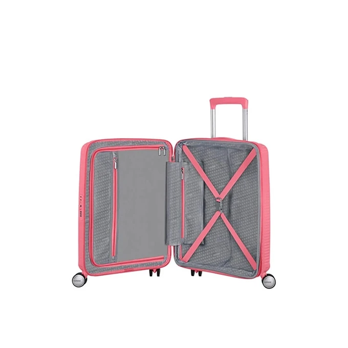 American Tourister Soundbox Spinner 55 Expandable sun kissed coral American Tourister Soundbox Spinner 55 Expandable Sun Kissed Coral -Mode Tassen Verkoopwinkel image 696