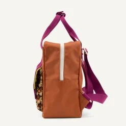 Sticky Lemon Golden Backpack Small Jeronicus Brown Flowerfield Pink -Mode Tassen Verkoopwinkel image 7274