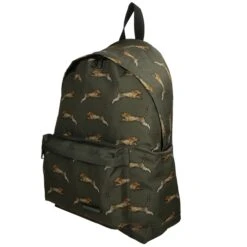 Enrico Benetti Nairobi Rugtas 14'' Panter Olive -Mode Tassen Verkoopwinkel image 7345