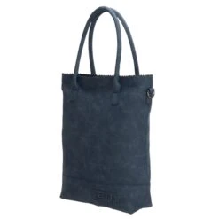 Zebra Trends Kartel Met Rits Shopper Jeansblauw -Mode Tassen Verkoopwinkel image 7361