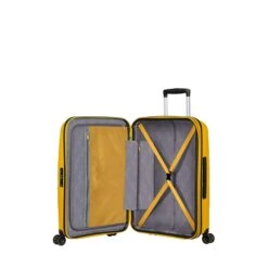 American Tourister Bon Air DLX Spinner 66 Expandable Light Yellow -Mode Tassen Verkoopwinkel image 740