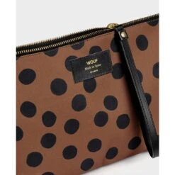 Wouf Dots XL Pouch Bag Camel -Mode Tassen Verkoopwinkel image 7408