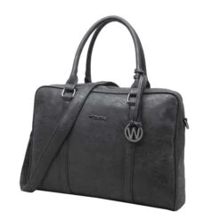 Wimona Luciana Dames Laptoptas Black 4 Wimona Luciana Dames Laptoptas Black -Mode Tassen Verkoopwinkel image 7527