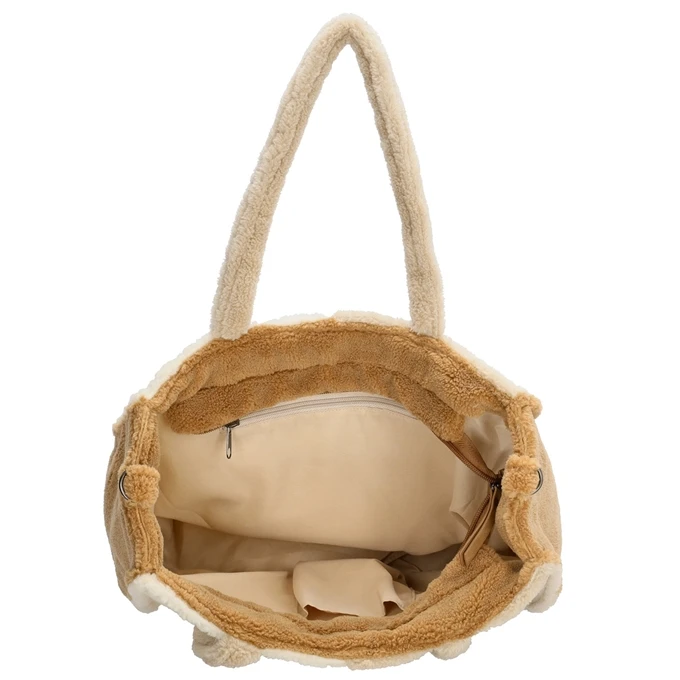 Zebra Trends Teddy Denise Shopper crème Zebra Trends Teddy Denise Shopper Crème -Mode Tassen Verkoopwinkel image 7535