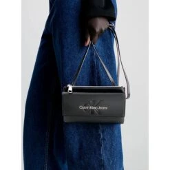 Calvin Klein Sculpted Ew Flap Xbo Black With Rose -Mode Tassen Verkoopwinkel image 7752