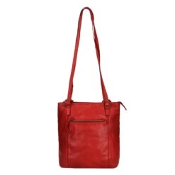 Bear Design Cow Lavato Schoudertas Rood -Mode Tassen Verkoopwinkel image 7759