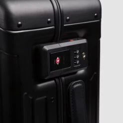 Piquadro Alu Slim 4 Wheel Cabin Trolley Black -Mode Tassen Verkoopwinkel image 776