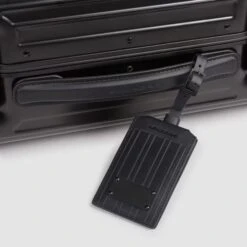 Piquadro Alu Slim 4 Wheel Cabin Trolley Black -Mode Tassen Verkoopwinkel image 777