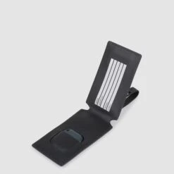 Piquadro Alu Slim 4 Wheel Cabin Trolley Black -Mode Tassen Verkoopwinkel image 780