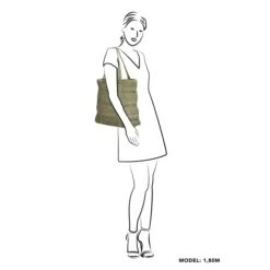 PE Florence Natural Life Summer Shopper Olijf Groen 3 PE Florence Natural Life Summer Shopper Olijf Groen -Mode Tassen Verkoopwinkel image 7827