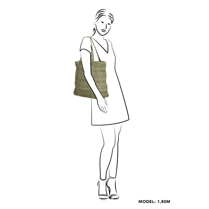 PE Florence Natural Life Summer Shopper olijf groen PE Florence Natural Life Summer Shopper Olijf Groen -Mode Tassen Verkoopwinkel image 7827