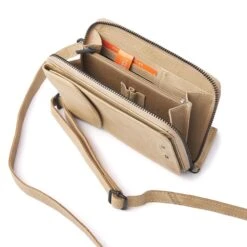 DR Amsterdam Tampa Schoudertas / Portemonnee Beige -Mode Tassen Verkoopwinkel image 7893