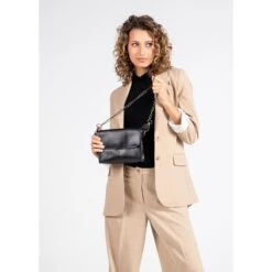 Chabo Rebel Shoulderbag Metallic Black -Mode Tassen Verkoopwinkel image 8005