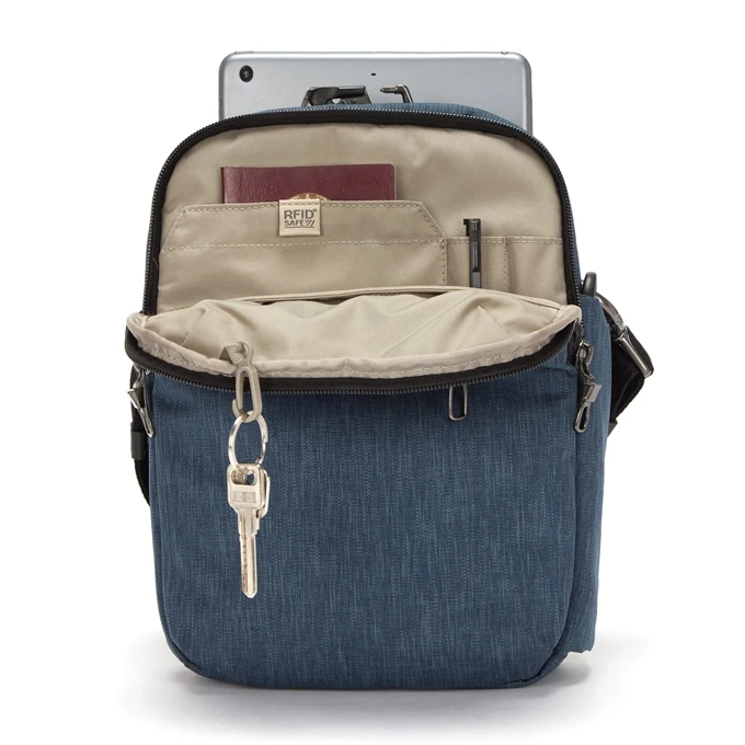 Pacsafe Metrosafe X Anti-Theft Vertical Crossbody dark denim Pacsafe Metrosafe X Anti-Theft Vertical Crossbody Dark Denim -Mode Tassen Verkoopwinkel image 8100
