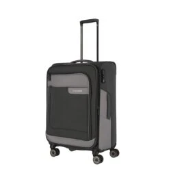 Travelite Viia 4 Wheel Trolley M Expandable Anthracite -Mode Tassen Verkoopwinkel image 815