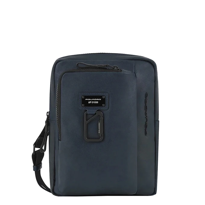 Piquadro Harper iPad Crossbody Bag blue Piquadro Harper IPad Crossbody Bag Blue -Mode Tassen Verkoopwinkel image 8195
