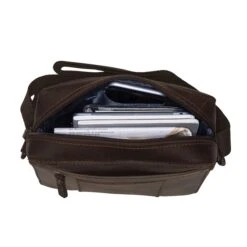 Leonhard Heyden Dakota Messenger Bag XS Brown -Mode Tassen Verkoopwinkel image 8203