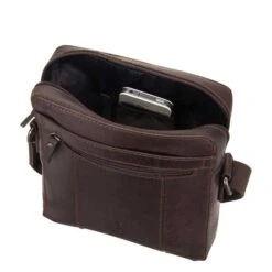 Leonhard Heyden Dakota Messenger Bag XS Brown -Mode Tassen Verkoopwinkel image 8205