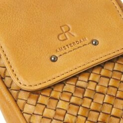 DR Amsterdam Tampa Braided Schoudertas Yellow -Mode Tassen Verkoopwinkel image 8499