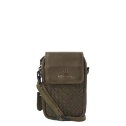 DR Amsterdam Tampa Braided Schoudertas Olive
