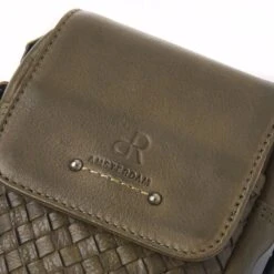 DR Amsterdam Tampa Braided Schoudertas Olive -Mode Tassen Verkoopwinkel image 8540