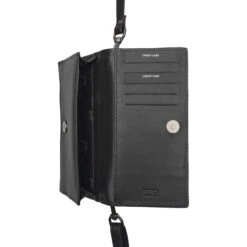 Burkely Nocturnal Nova Phone Bag Zwart -Mode Tassen Verkoopwinkel image 8560