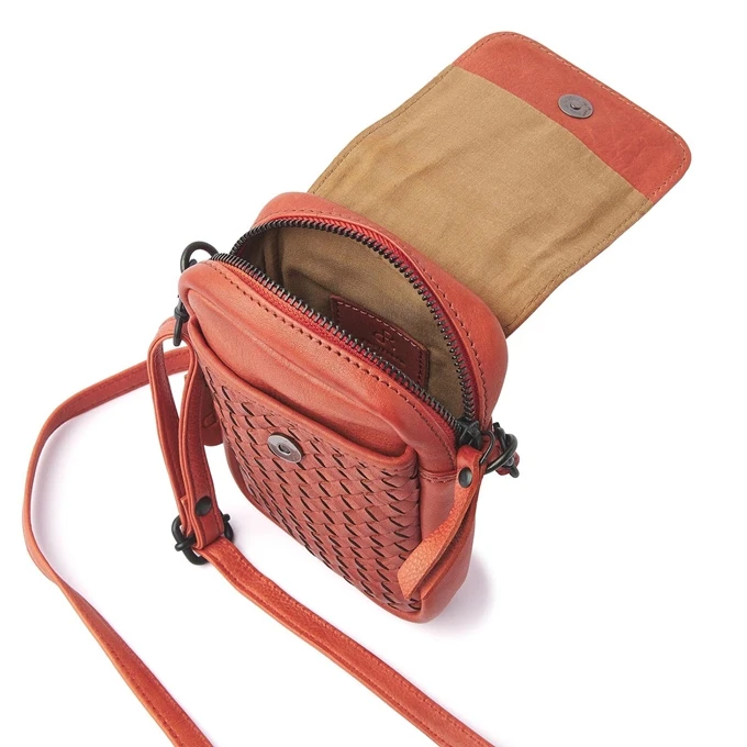 dR Amsterdam Tampa Braided Schoudertas orange DR Amsterdam Tampa Braided Schoudertas Orange -Mode Tassen Verkoopwinkel image 8663