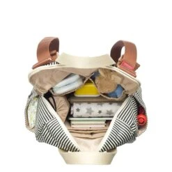 Babymel Robyn Convertible Backpack Navy Stripe -Mode Tassen Verkoopwinkel image 8737