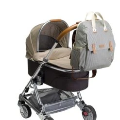 Babymel Robyn Convertible Backpack Navy Stripe -Mode Tassen Verkoopwinkel image 8738