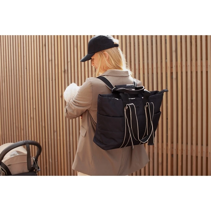 Babymel Sammi Eco Quilt Shopper Luiertas black Babymel Sammi Eco Quilt Shopper Luiertas Black -Mode Tassen Verkoopwinkel image 8760