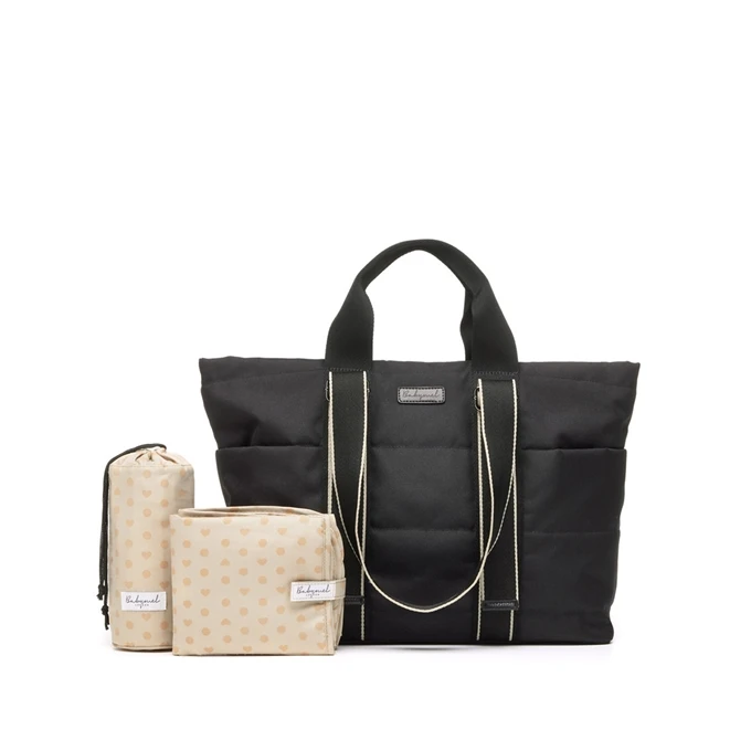 Babymel Sammi Eco Quilt Shopper Luiertas black Babymel Sammi Eco Quilt Shopper Luiertas Black -Mode Tassen Verkoopwinkel image 8764