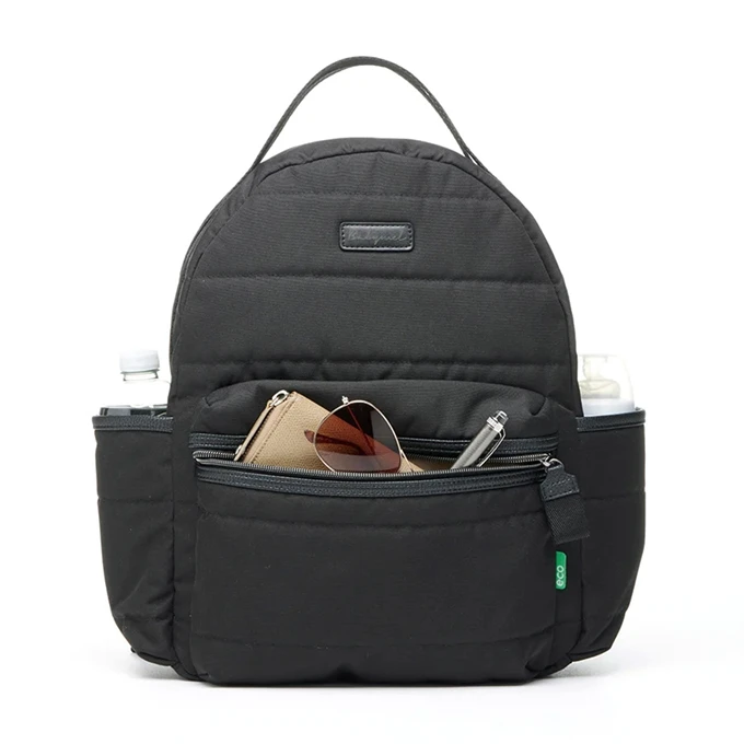 Babymel Lola Eco Quilt Backpack Luiertas black Babymel Lola Eco Quilt Backpack Luiertas Black -Mode Tassen Verkoopwinkel image 8773
