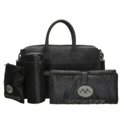 Micmacbags Oklahoma Luiertas Zwart 8 Micmacbags Oklahoma Luiertas Zwart -Mode Tassen Verkoopwinkel image 8845