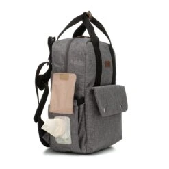 Babymel Georgi ECO Convertible Backpack Grey -Mode Tassen Verkoopwinkel image 8856
