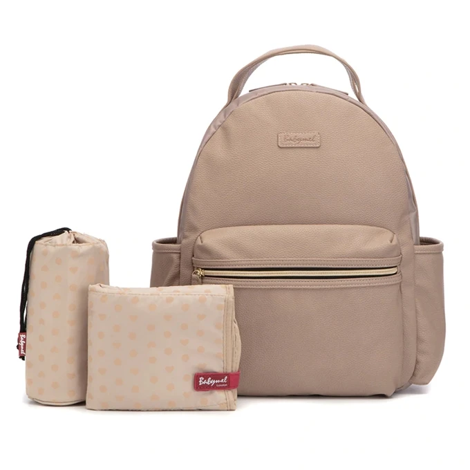 Babymel Lola Vegan Leather Luiertas almond Babymel Lola Vegan Leather Luiertas Almond -Mode Tassen Verkoopwinkel image 8906