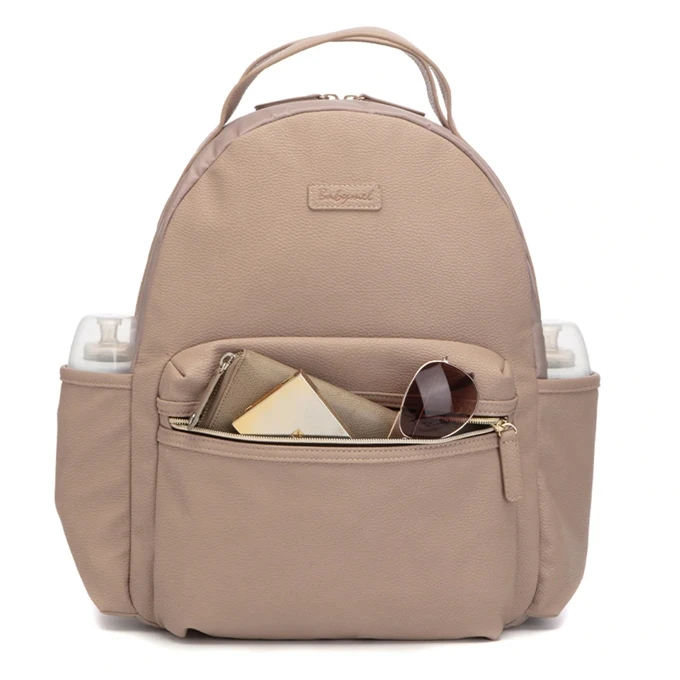 Babymel Lola Vegan Leather Luiertas almond Babymel Lola Vegan Leather Luiertas Almond -Mode Tassen Verkoopwinkel image 8907