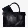 Mozz Croco Lola Bag Luiertas Black -Mode Tassen Verkoopwinkel image 8915