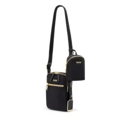 Tumi Voyageur Persia Crossbody Black/gold -Mode Tassen Verkoopwinkel image 9039