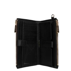 Michael Kors Jet Set Double Zip Wristlet Black -Mode Tassen Verkoopwinkel image 9190