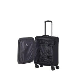 Travelite Chios 4 Wiel Trolley S Black -Mode Tassen Verkoopwinkel image 931